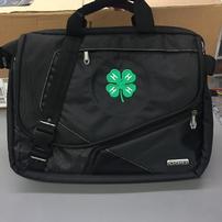 Embroidered 4-H Clover Computer Bag